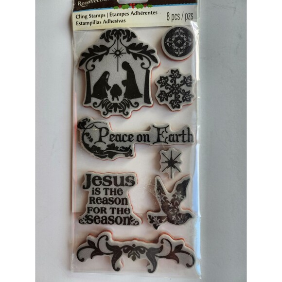 2 sets of Christmas Stamps from Recollections B49 - Picture 1 of 3